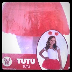 Kids Red TuTu .. for Devil costume or Dr Seuss
